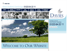 Tablet Screenshot of daviessolicitors.co.uk